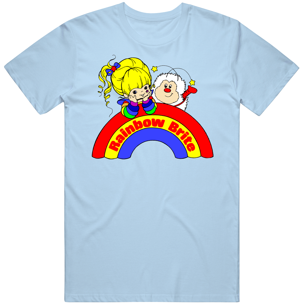 Rainbow Brite 80's Cartoon Mens Soft Cotton Tee T Shirt
