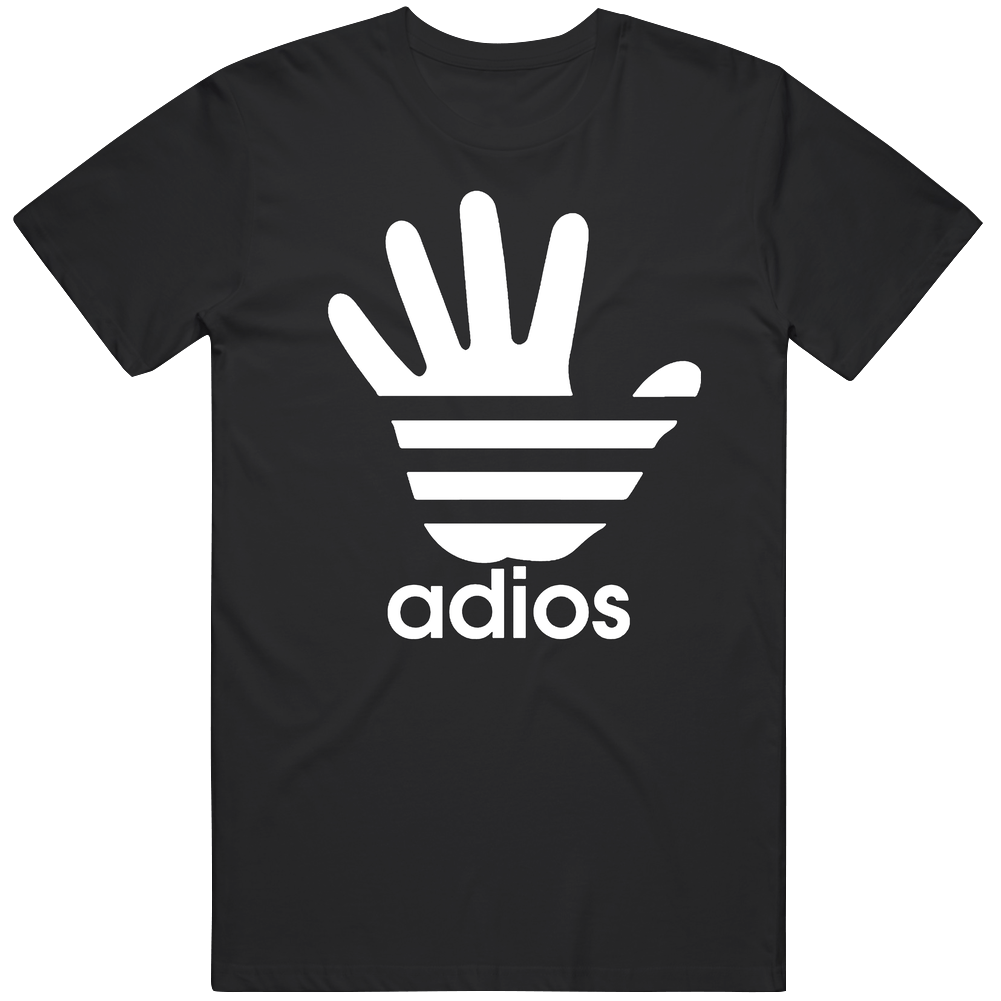 Adios Funny Logo Parody Cool Mens Soft Cotton Tee T Shirt
