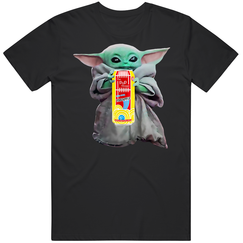 Baby Yoda The Child Mandalorian Pop Shoppe Hard Pineapple Soda Drink Mens Soft Cotton Tee T Shirt Baby Yoda The Child Mandalorian Pop Shoppe Hard Pineapple Soda Drink Mens Soft Cotton Tee T Shirt