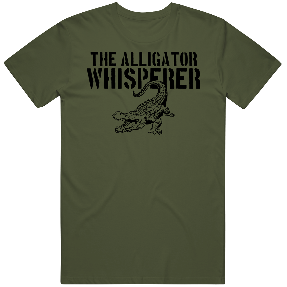 The Alligator Whisperer Animal Reptile Mens Soft Cotton Tee T Shirt The Alligator Whisperer Animal Reptile Mens Soft Cotton Tee T Shirt