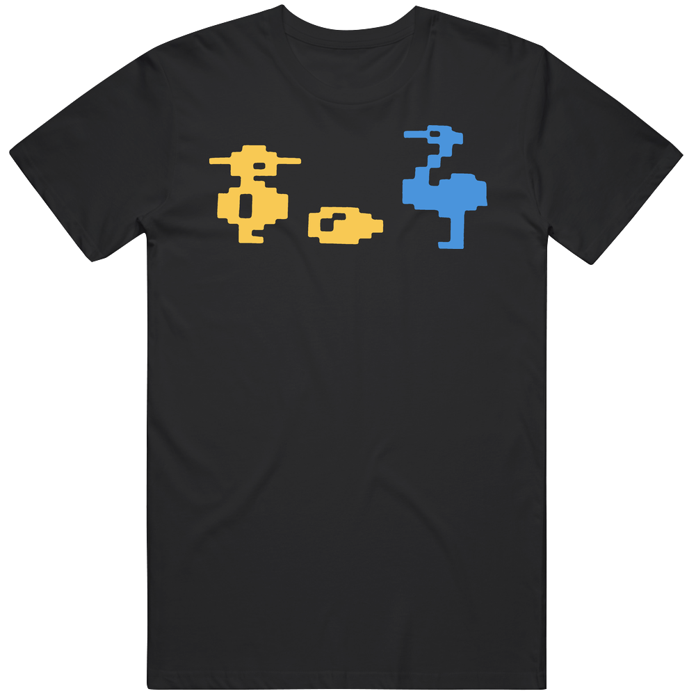 Chuckie Egg Video Game Retro Black Mens Soft Cotton Tee T Shirt Chuckie Egg Video Game Retro Black Mens Soft Cotton Tee T Shirt