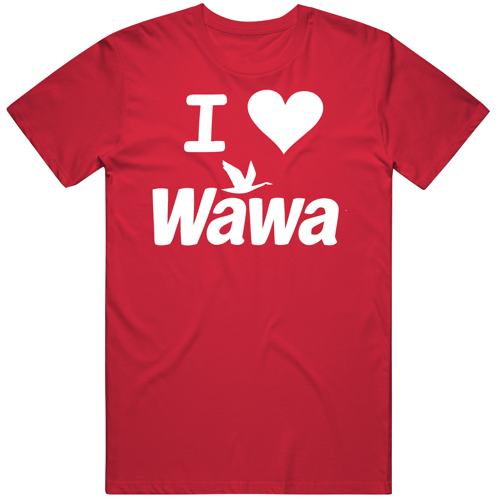 I Heart Wawa Convenience Store Gift Mens Soft Cotton Tee T Shirt I Heart Wawa Convenience Store Gift Mens Soft Cotton Tee T Shirt