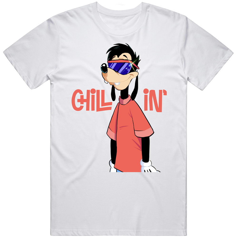 Max Pj Chillin Goof Troop 90s Kids Tv Show Cartoon Mens Soft Cotton Tee T Shirt Max Pj Chillin Goof Troop 90s Kids Tv Show Cartoon Mens Soft Cotton Tee T Shirt