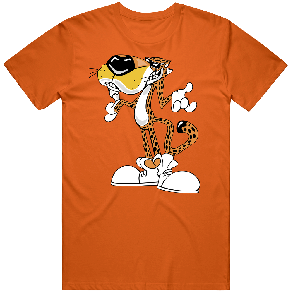 Chester Cheetah Cheetos Mascot Mens Soft Cotton Tee T Shirt