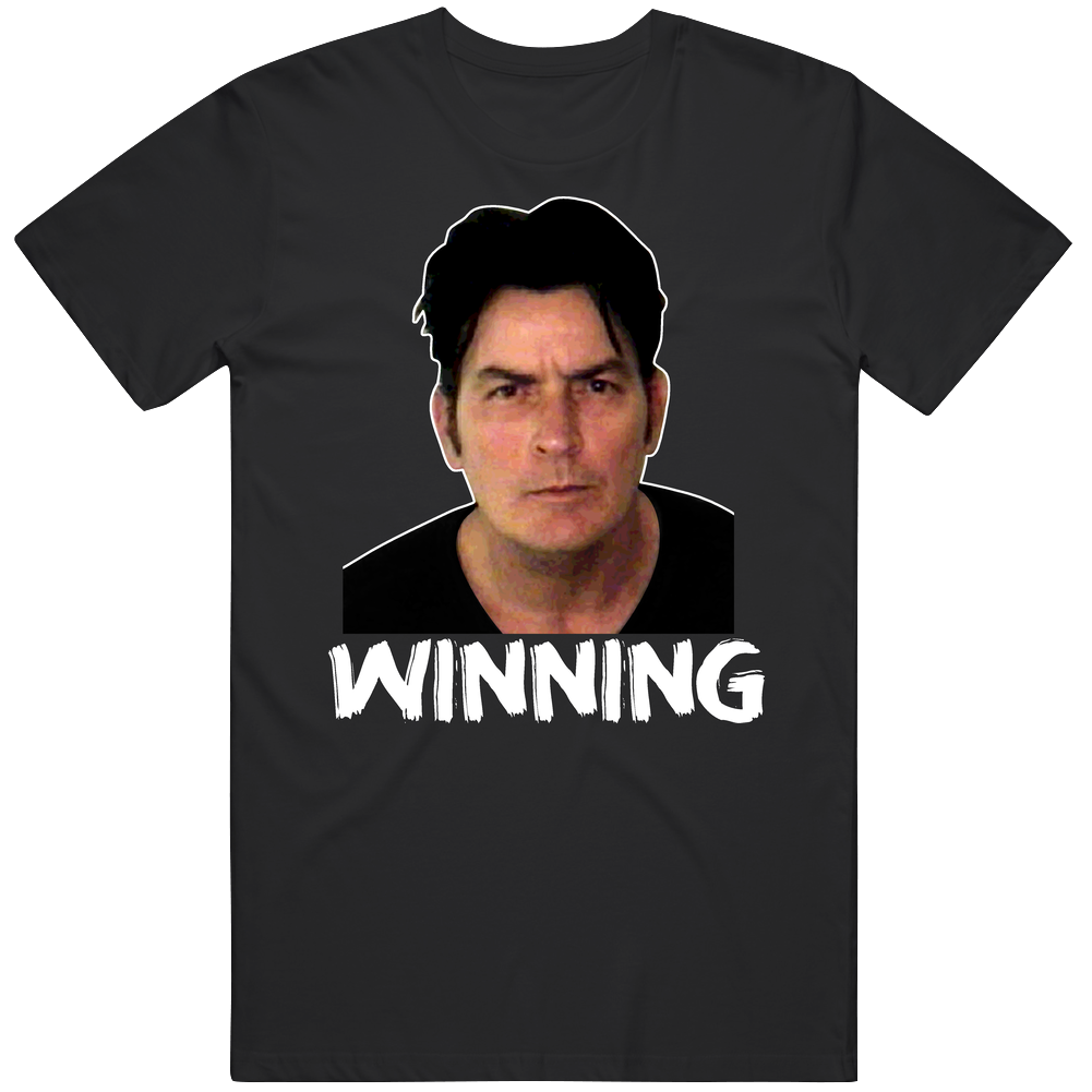 Charlie Sheene Shot Mens Soft Cotton Tee T Shirt Charlie Sheene Shot Mens Soft Cotton Tee T Shirt
