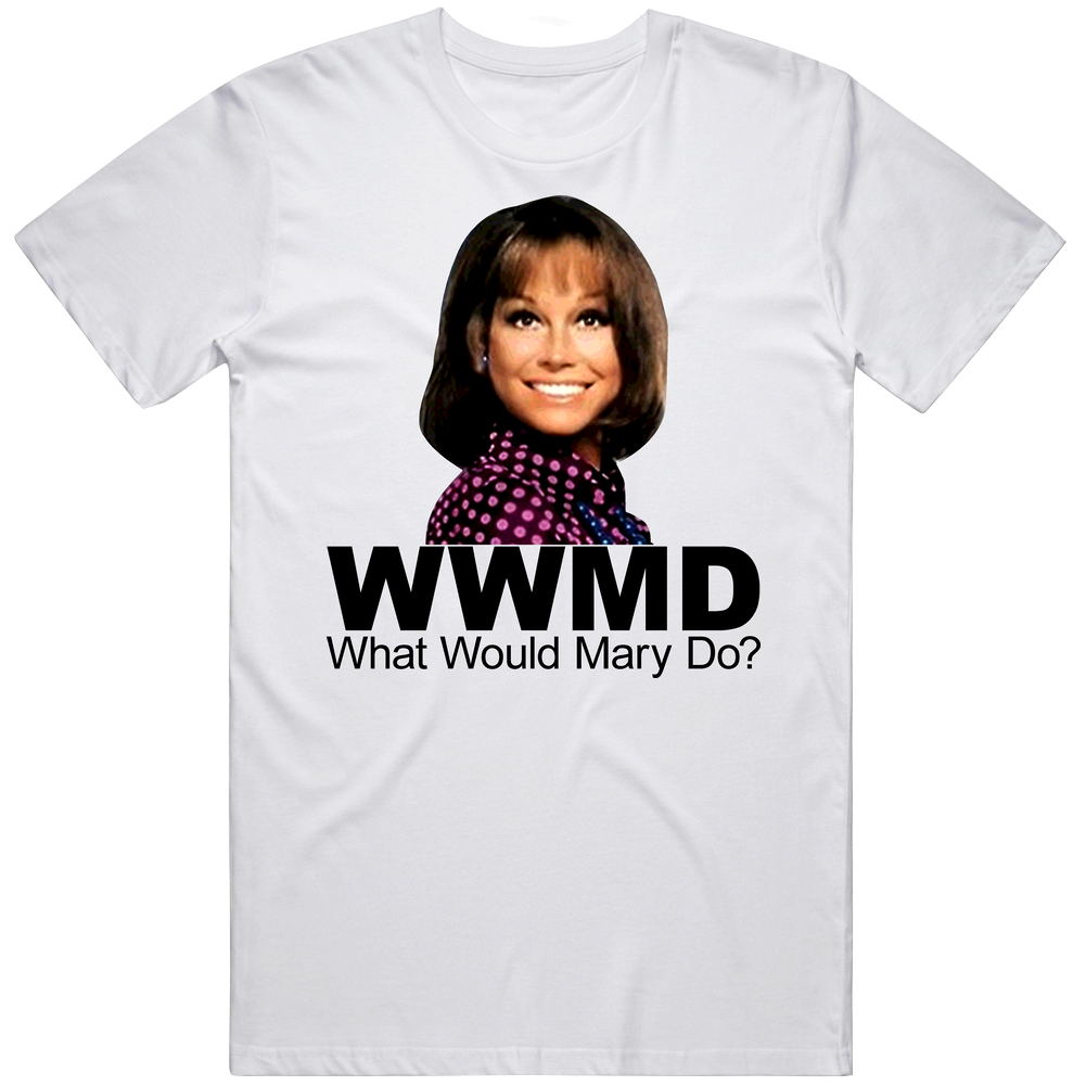 Mary Tyler Moore What Would Mary Do Retro Tv Mens Soft Cotton Tee T Shirt