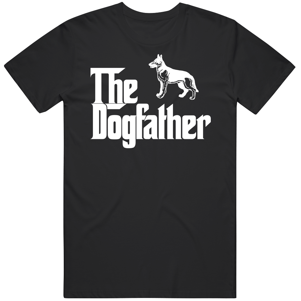 German Shephed Custom Dog Breed The Dogfather Black Mens Soft Cotton Tee T Shirt German Shephed Custom Dog Breed The Dogfather Black Mens Soft Cotton Tee T Shirt