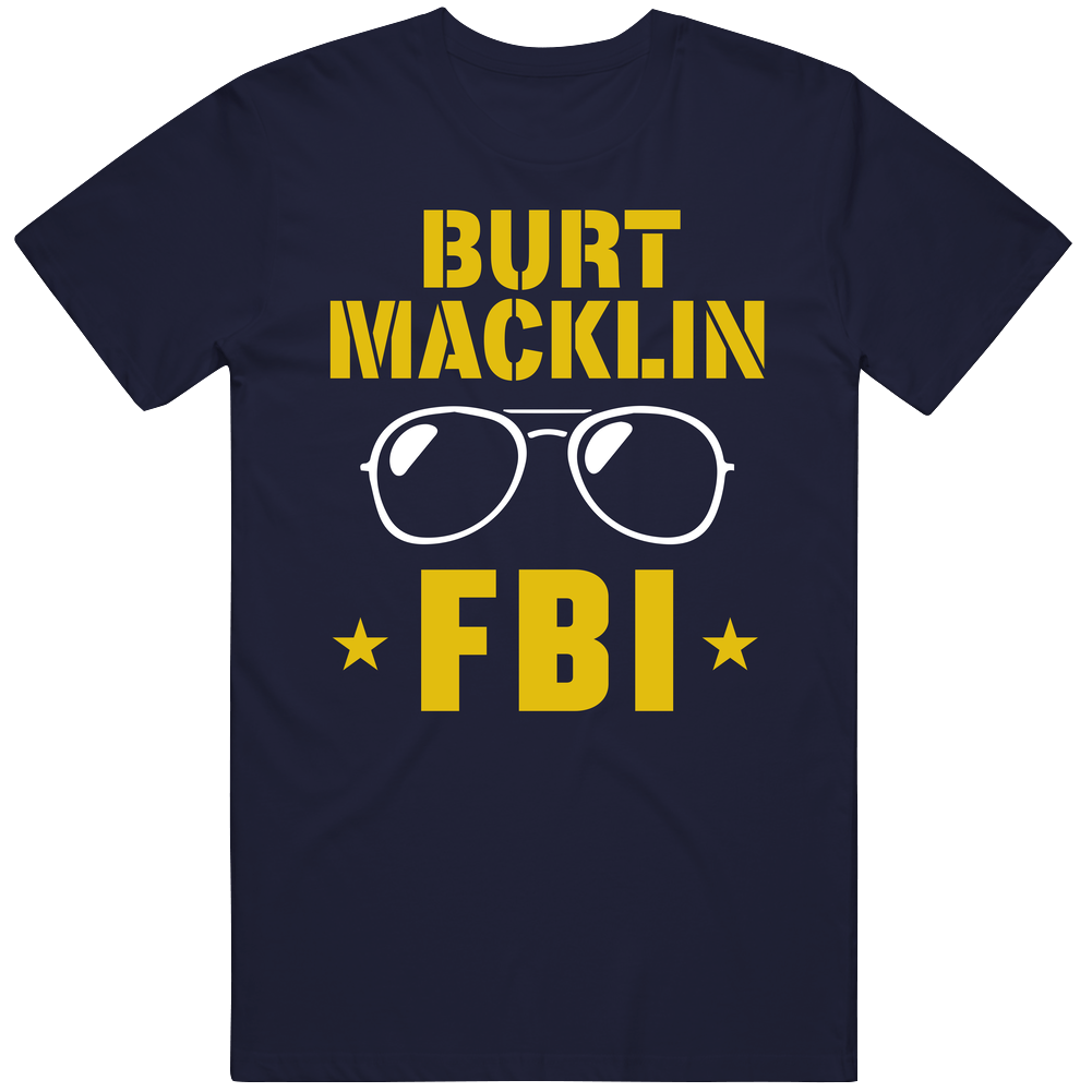 Burt Macklin Fbi Parks N Rec Chris Pratt Tv Show Character Fan Mens Soft Cotton Tee T Shirt Burt Macklin Fbi Parks N Rec Chris Pratt Tv Show Character Fan Mens Soft Cotton Tee T Shirt