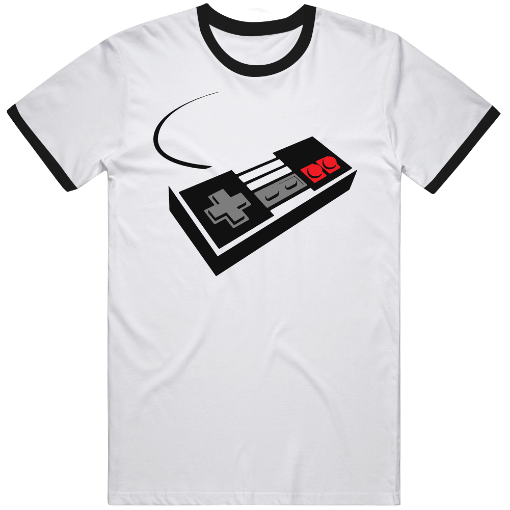 Old School Controller Video Game Mens Soft Cotton Tee T Shirt Old School Controller Video Game Mens Soft Cotton Tee T Shirt