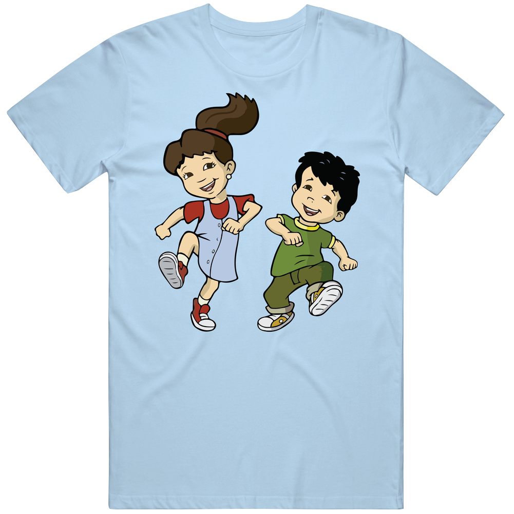 Emmy Max Dragon Tales Characters Kids Tv Show Cartoon Mens Soft Cotton Tee T Shirt