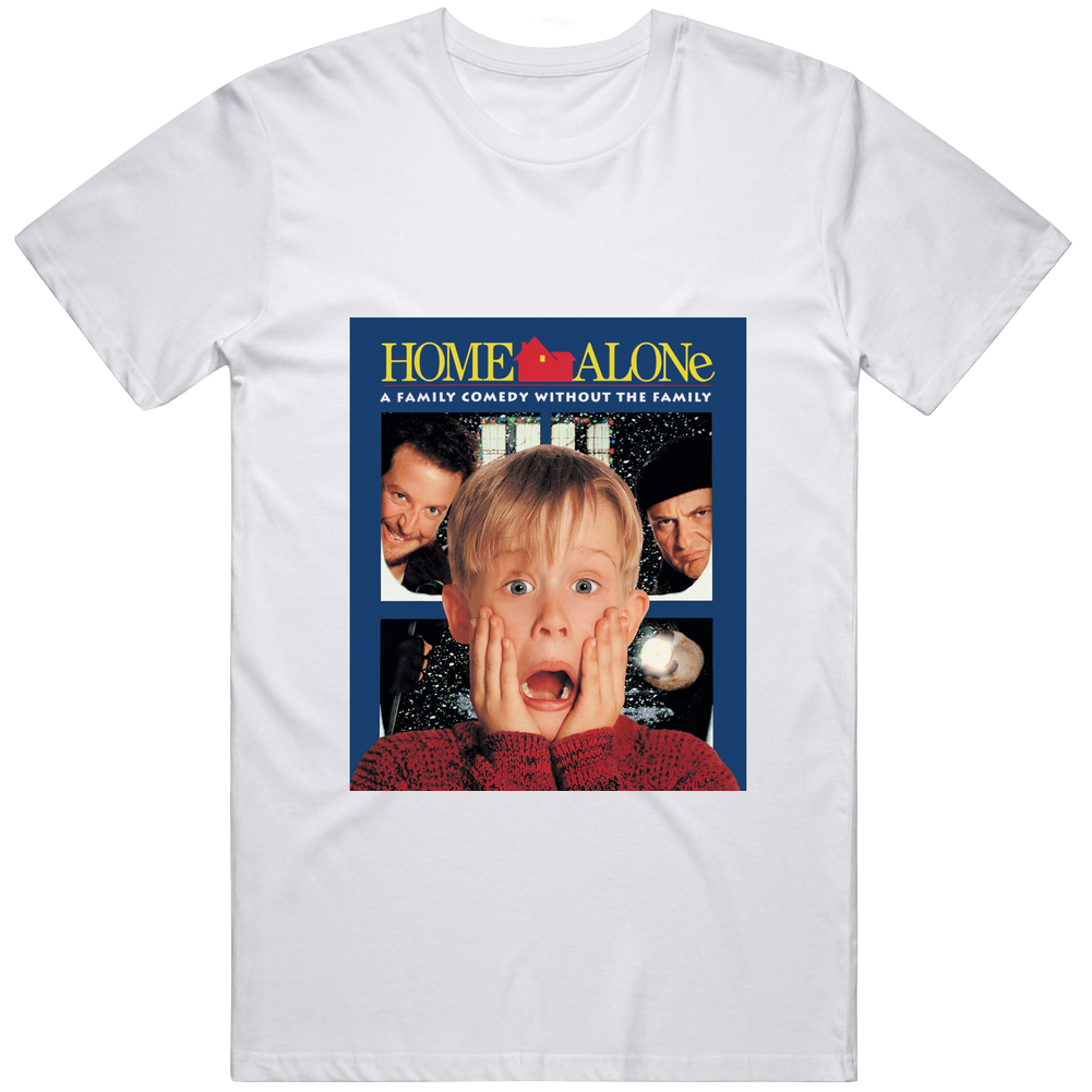 Home Alone Kids Christmas Movie Mens Soft Cotton Tee T Shirt