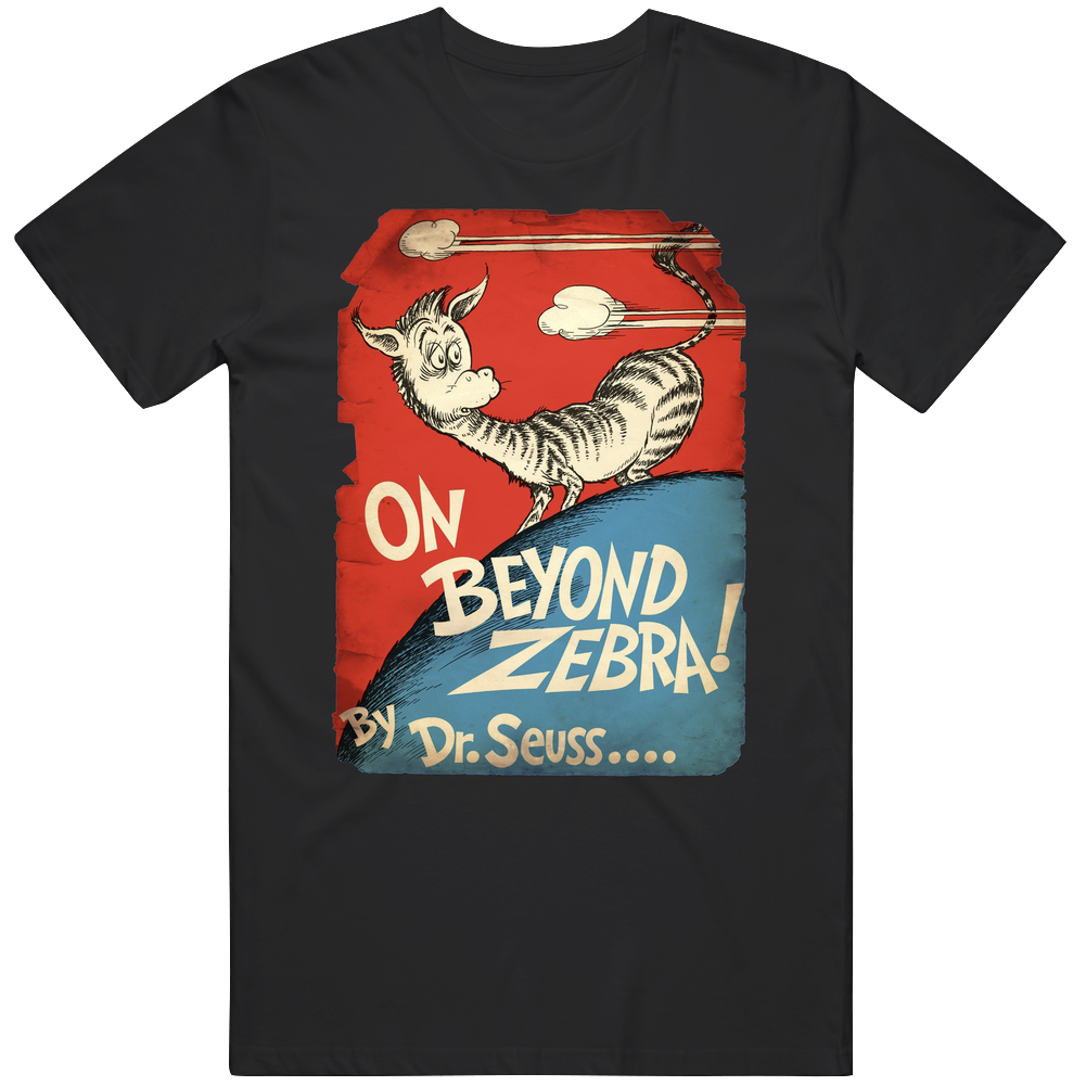 Book Cover On Beyond Zebra Fan Mens Soft Cotton Tee T Shirt Book Cover On Beyond Zebra Fan Mens Soft Cotton Tee T Shirt