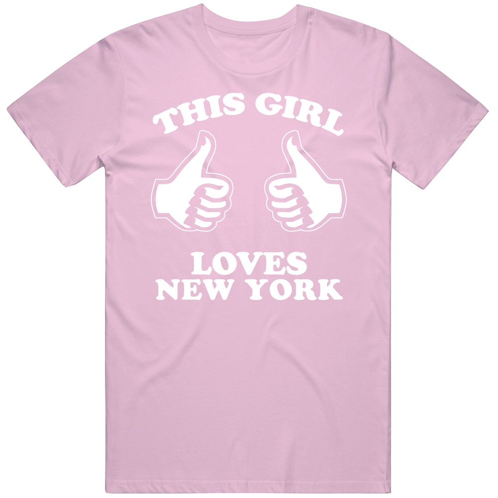 This Girl Loves New York Custom Mens Soft Cotton Tee T Shirt This Girl Loves New York Custom Mens Soft Cotton Tee T Shirt