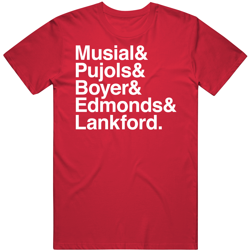 St Louis Home Run Musial Pujols Boyer Edmonds Mens Soft Cotton Tee T Shirt St Louis Home Run Musial Pujols Boyer Edmonds Mens Soft Cotton Tee T Shirt