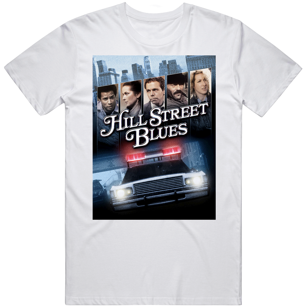 Hill Street Blues 80s Crime Drama Tv Show Cover Mens Soft Cotton Tee T Shirt Hill Street Blues 80s Crime Drama Tv Show Cover Mens Soft Cotton Tee T Shirt