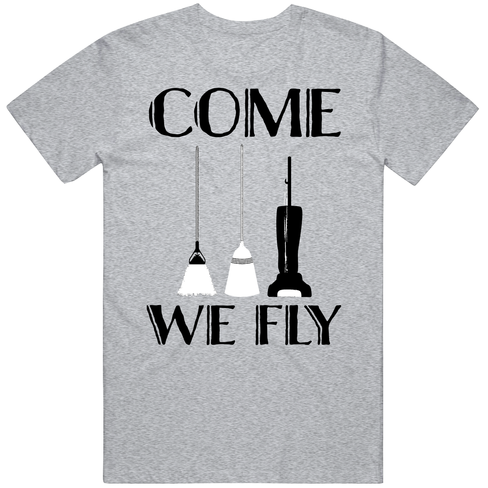Come We Fly Hocus Pocus Halloween Mens Soft Cotton Tee T Shirt