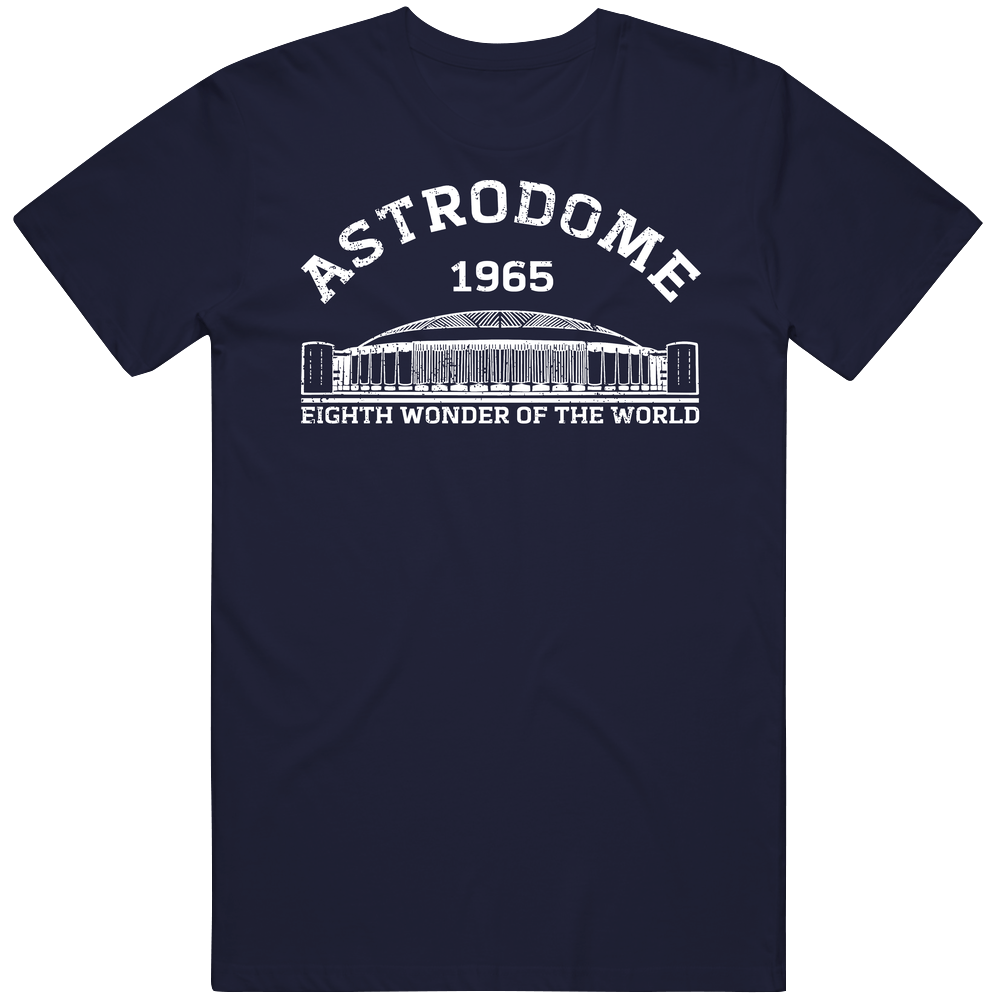 Astrodome 1965 The Eight Wonder Of The World Distressed Mens Soft Cotton Tee T Shirt Astrodome 1965 The Eight Wonder Of The World Distressed Mens Soft Cotton Tee T Shirt