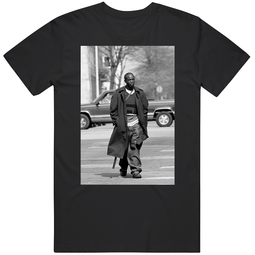 Omar Coming The Wire Michael Williams Rest In Peace Mens Soft Cotton Tee T Shirt Omar Coming The Wire Michael Williams Rest In Peace Mens Soft Cotton Tee T Shirt