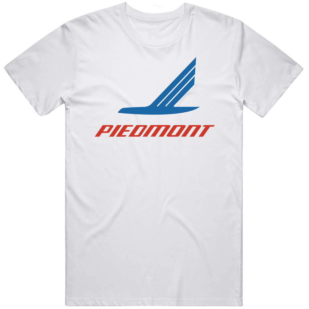Piedmont Airlines Mens Soft Cotton Tee T Shirt