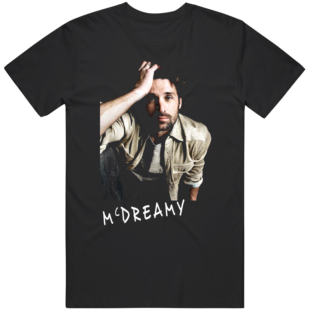 Mcdreamy Greg's Anatomy Patrick Dempsey Mens Soft Cotton Tee T Shirt