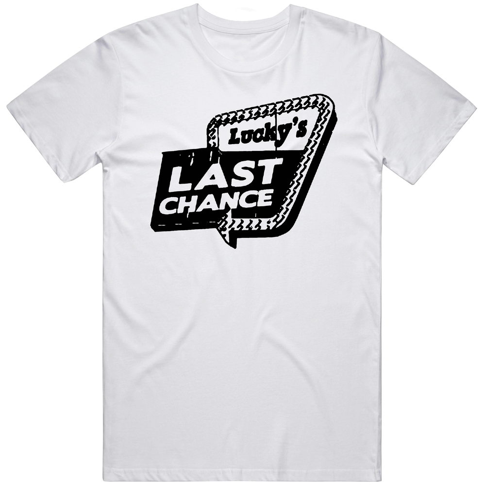 Luckys Last Chance Philadelphia Restaurant Cool Mens Soft Cotton Tee T Shirt Luckys Last Chance Philadelphia Restaurant Cool Mens Soft Cotton Tee T Shirt