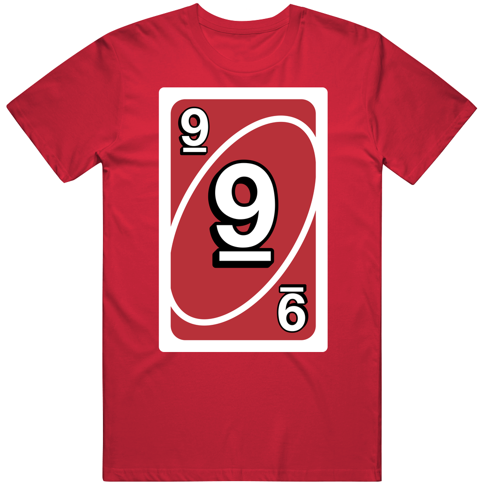 Nine 9 Red Uno Card Game Fan Halloween Fancy Dress Mens Soft Cotton Tee T Shirt Nine 9 Red Uno Card Game Fan Halloween Fancy Dress Mens Soft Cotton Tee T Shirt