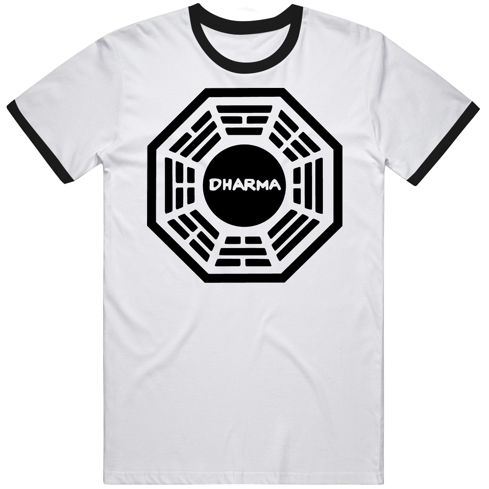 Lost Dharma Symbol Mens Soft Cotton Tee T Shirt Lost Dharma Symbol Mens Soft Cotton Tee T Shirt