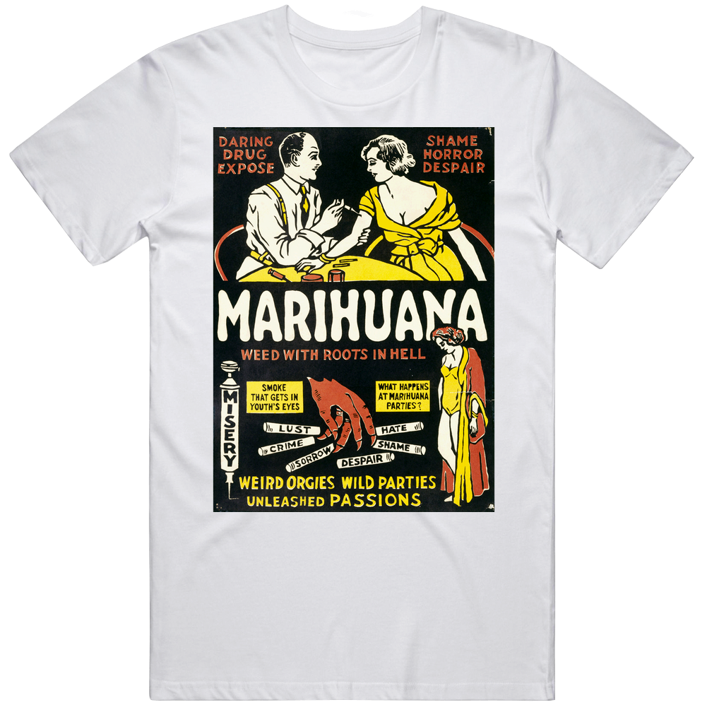 Marihuana Weed With Roots In Hell Marijuana Retro Mens Soft Cotton Tee T Shirt Marihuana Weed With Roots In Hell Marijuana Retro Mens Soft Cotton Tee T Shirt