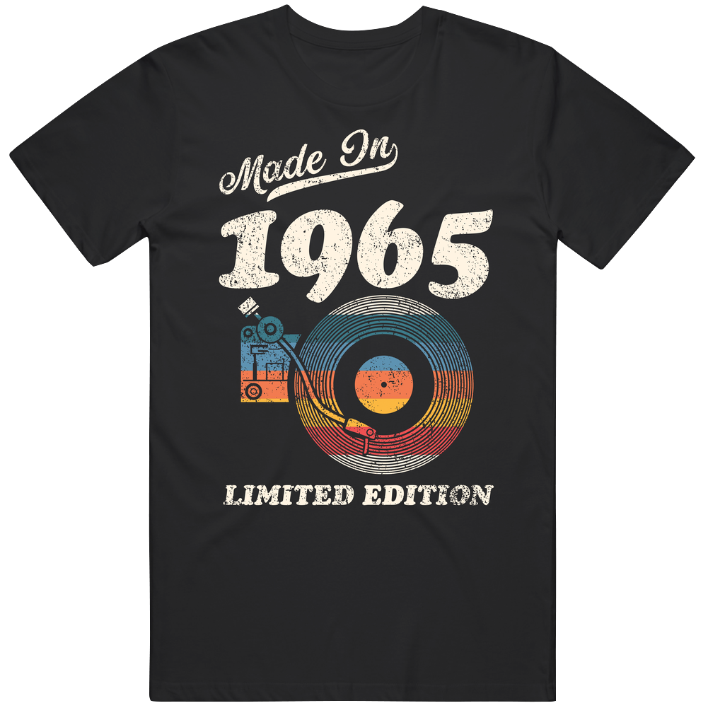 Made In 1965 Limited Edition Mens Soft Cotton Tee T Shirt Made In 1965 Limited Edition Mens Soft Cotton Tee T Shirt