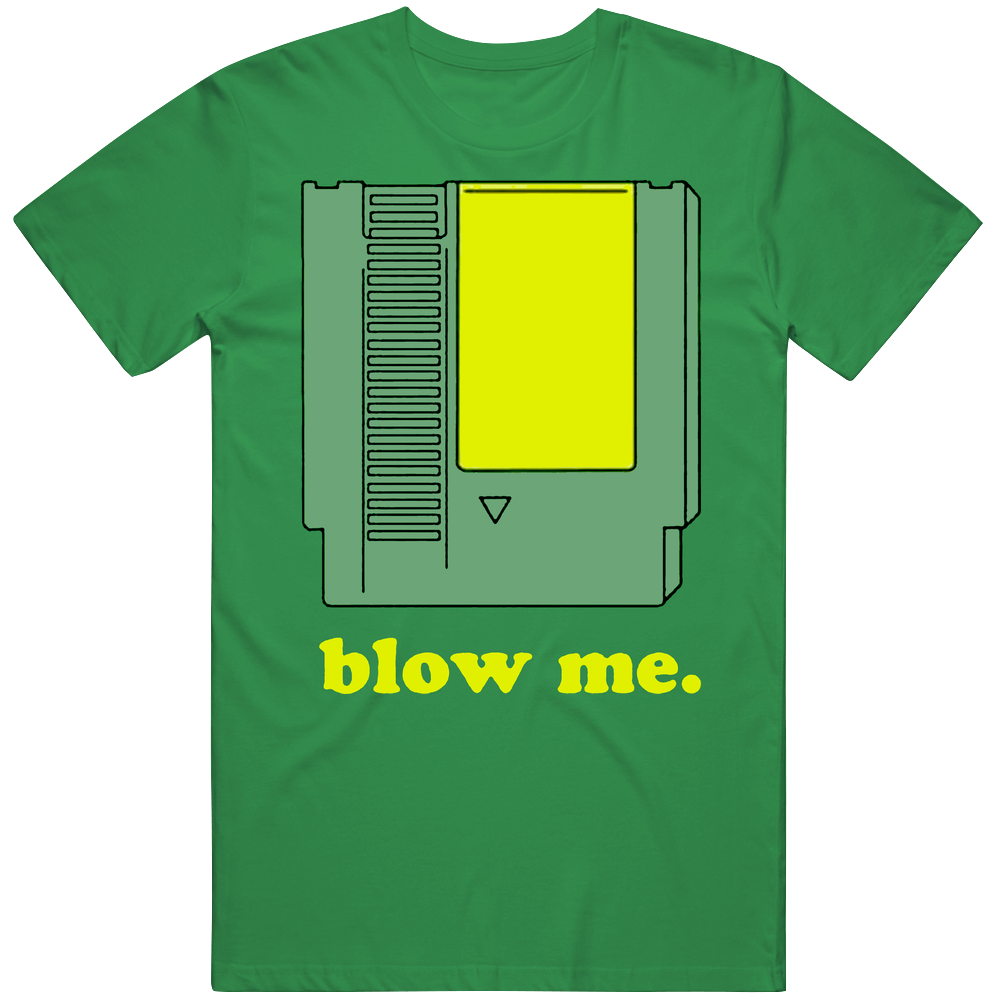 Funny Nes Blow Me Mens Soft Cotton Tee T Shirt