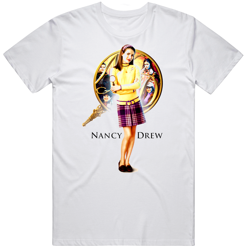 The Nancy Drew Mysteries Tv Show Mens Soft Cotton Tee T Shirt