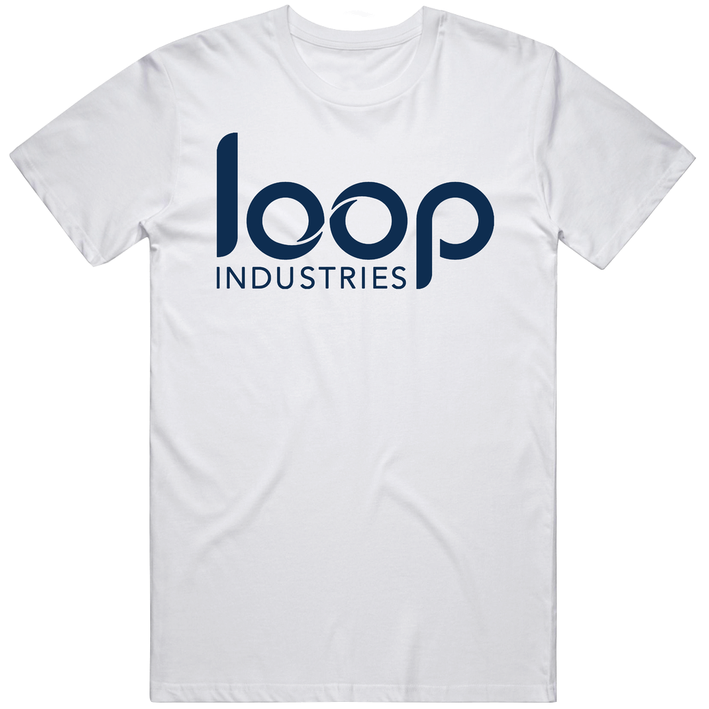 Loop Industries Inc Nasdaq Company Logo Employee Fan Mens Soft Cotton Tee T Shirt Loop Industries Inc Nasdaq Company Logo Employee Fan Mens Soft Cotton Tee T Shirt