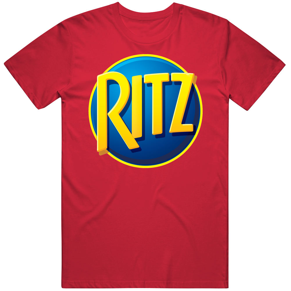 Ritz Cheese Cracker Box Brand Logo Mens Soft Cotton Tee T Shirt Ritz Cheese Cracker Box Brand Logo Mens Soft Cotton Tee T Shirt