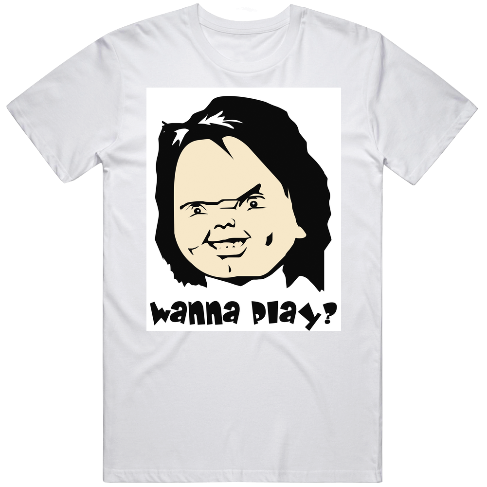 Chucky Child's Play Wanna Mens Soft Cotton Tee T Shirt