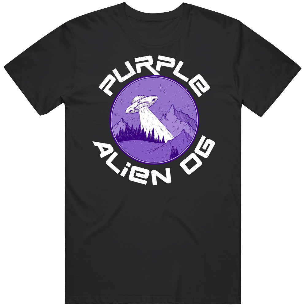 Purple Alien Og Cannabis Ganja Marijuana Strain Smoking Fan Mens Soft Cotton Tee T Shirt Purple Alien Og Cannabis Ganja Marijuana Strain Smoking Fan Mens Soft Cotton Tee T Shirt