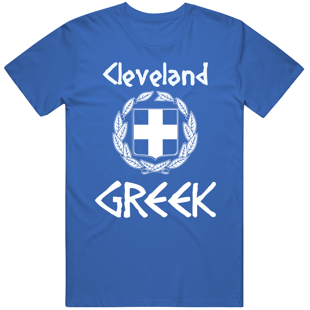 Cleveland Greek Custom Mens Soft Cotton Tee T Shirt Cleveland Greek Custom Mens Soft Cotton Tee T Shirt