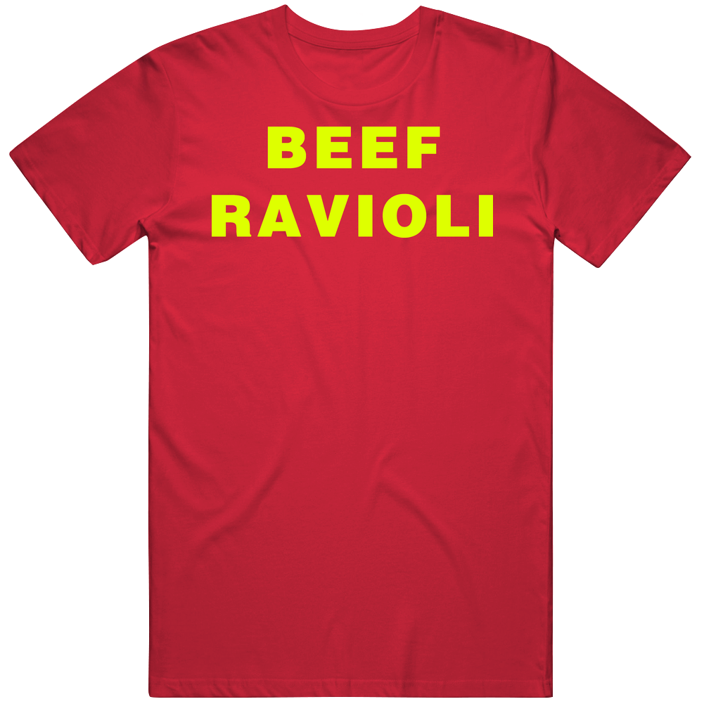 Frank 30 Rock Beef Ravioli Mens Soft Cotton Tee T Shirt Frank 30 Rock Beef Ravioli Mens Soft Cotton Tee T Shirt