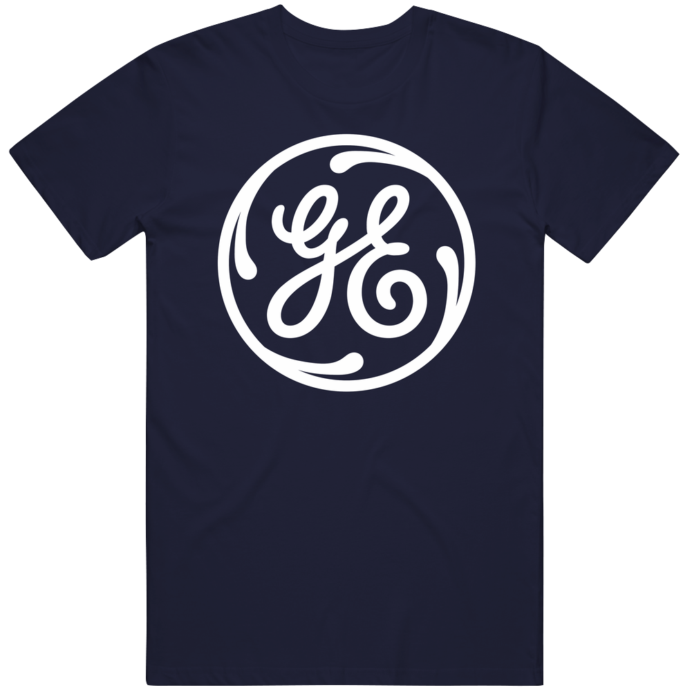 General Electric Navy Mens Soft Cotton Tee T Shirt General Electric Navy Mens Soft Cotton Tee T Shirt