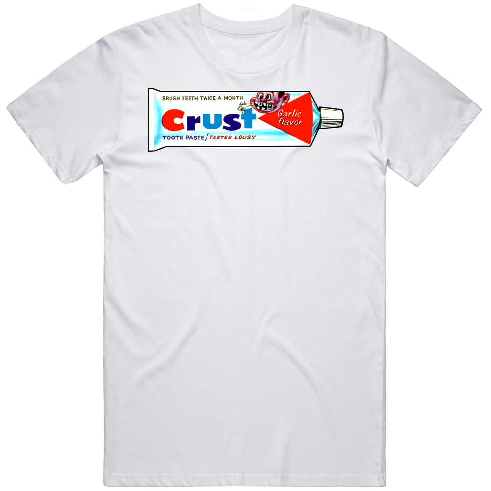 Wacky Packages Tooth Paste Crust Funny Joke Mens Soft Cotton Tee T Shirt Wacky Packages Tooth Paste Crust Funny Joke Mens Soft Cotton Tee T Shirt
