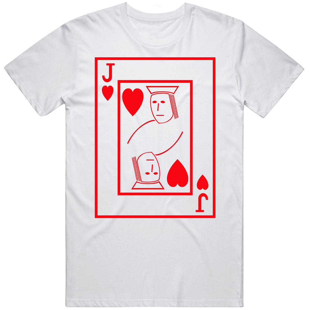 Jack Of Hearts Playing Card Funny Halloween Costume Mens Soft Cotton Tee T Shirt Jack Of Hearts Playing Card Funny Halloween Costume Mens Soft Cotton Tee T Shirt