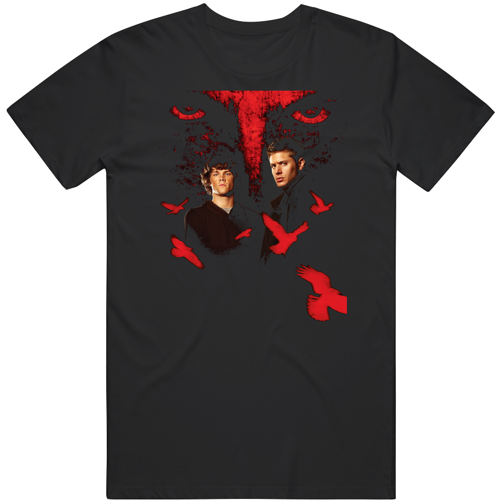 Supernatural Tv Show Mens Soft Cotton Tee T Shirt