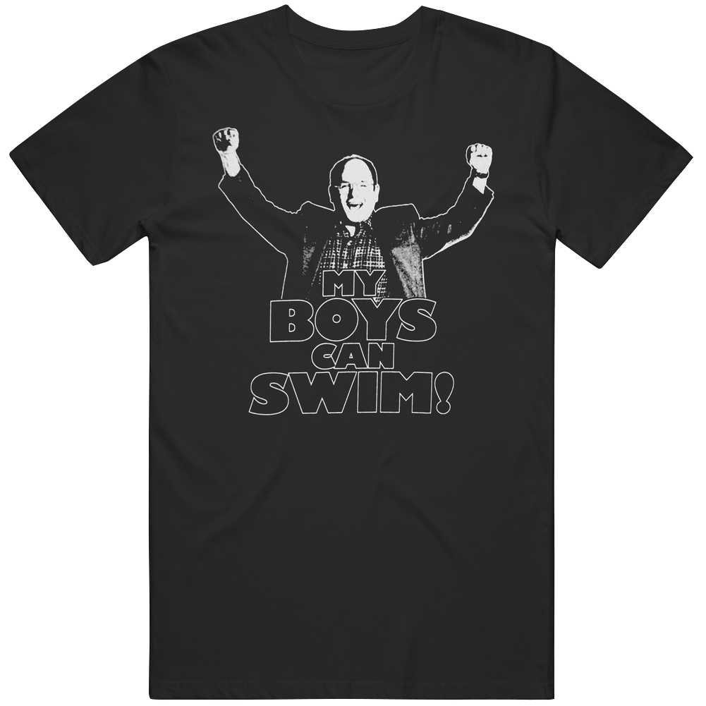 George Boys Can Swim Mens Soft Cotton Tee T Shirt George Boys Can Swim Mens Soft Cotton Tee T Shirt