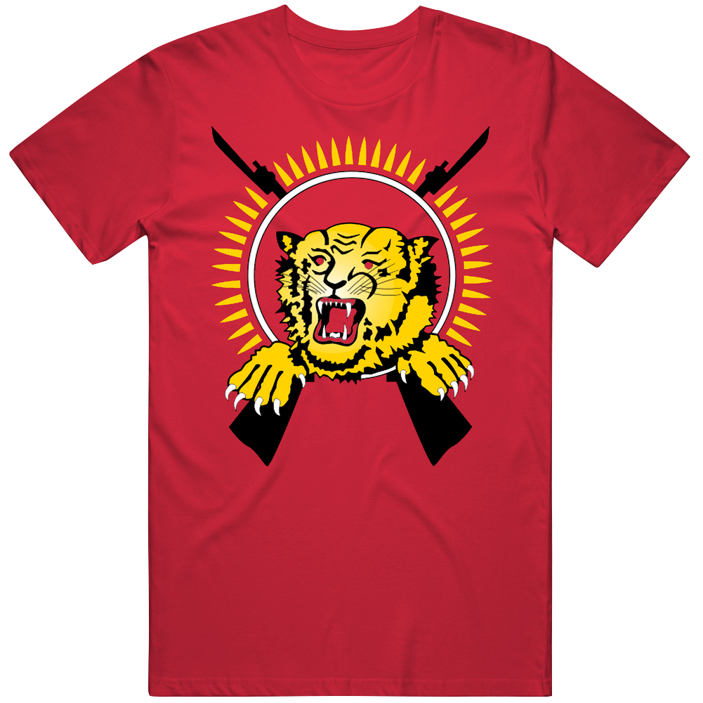 Tamil Tigers Flag Red Various Mens Soft Cotton Tee T Shirt Tamil Tigers Flag Red Various Mens Soft Cotton Tee T Shirt