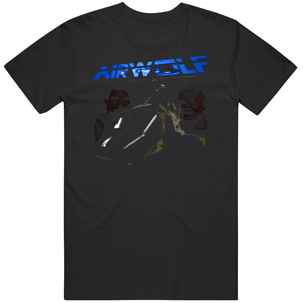 Airwolf Retro Tv Show Mens Soft Cotton Tee T Shirt