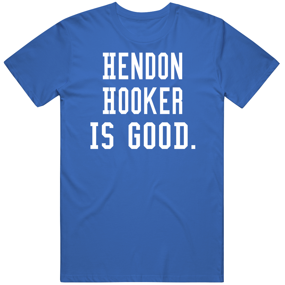 Hendon Hooker Is Good Mens Soft Cotton Tee T Shirt