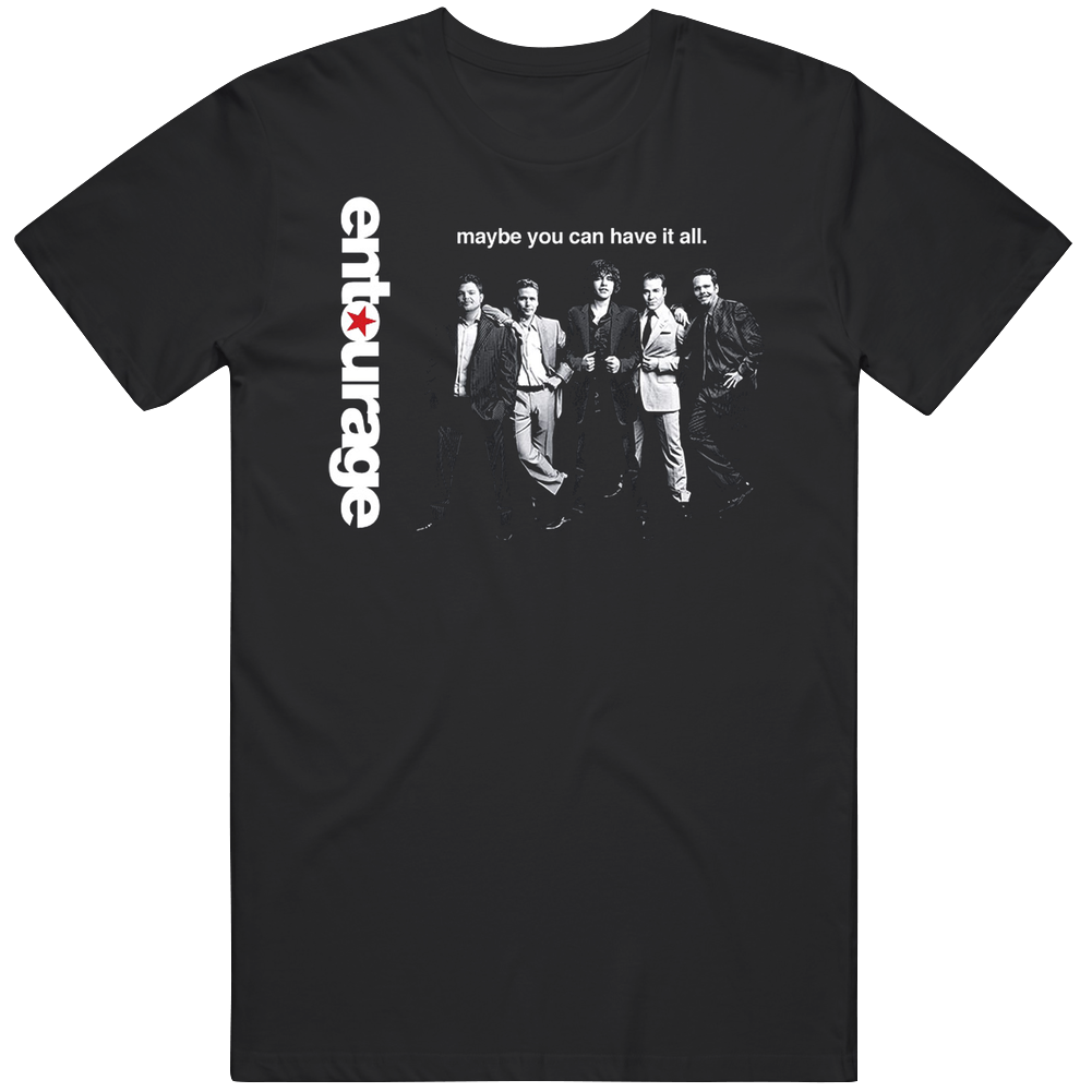 Entourage Cool Tv Show Cast Members Mens Soft Cotton Tee T Shirt