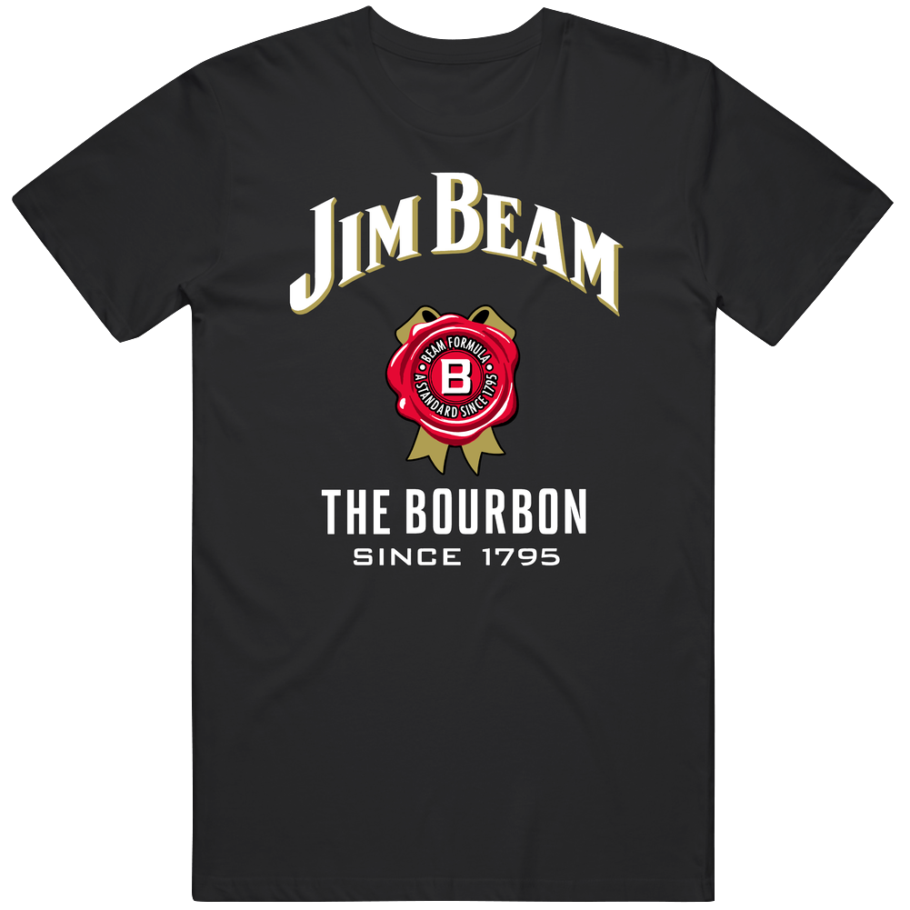 Jim Beam Bourbon Kentucky Alcohol Mens Soft Cotton Tee T Shirt