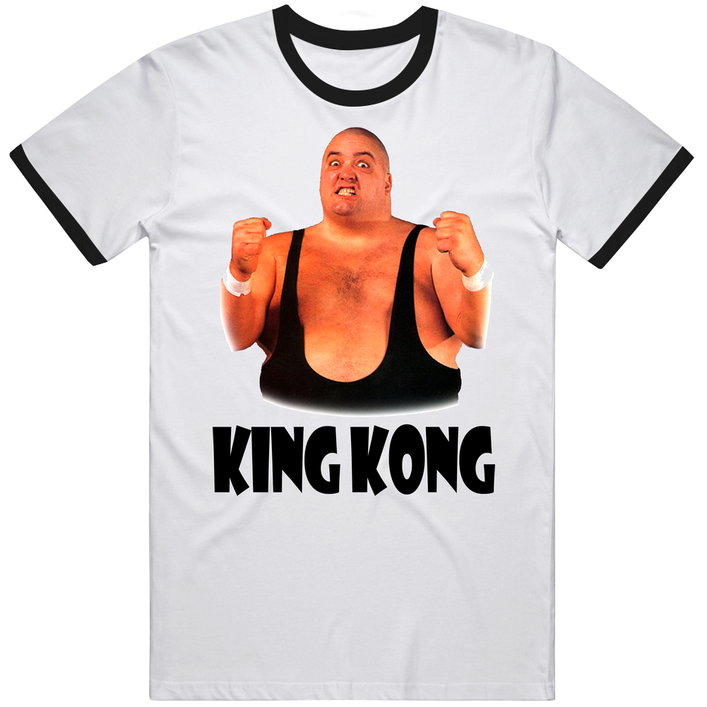 King Kong Bundy Wrestling Legend Mens Soft Cotton Tee T Shirt King Kong Bundy Wrestling Legend Mens Soft Cotton Tee T Shirt