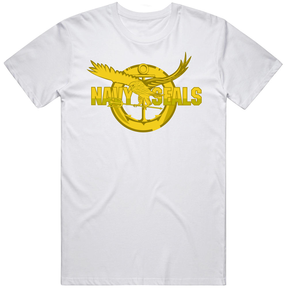 Us Navy Seals Emblem Military Mens Soft Cotton Tee T Shirt Us Navy Seals Emblem Military Mens Soft Cotton Tee T Shirt