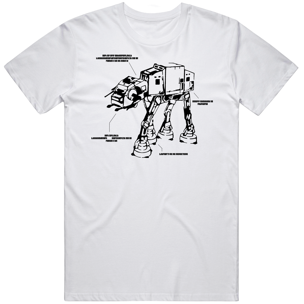 At At Walker Star Wars Graphic Mens Soft Cotton Tee T Shirt At At Walker Star Wars Graphic Mens Soft Cotton Tee T Shirt